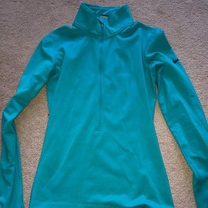 Nike three quarters zip up pullover